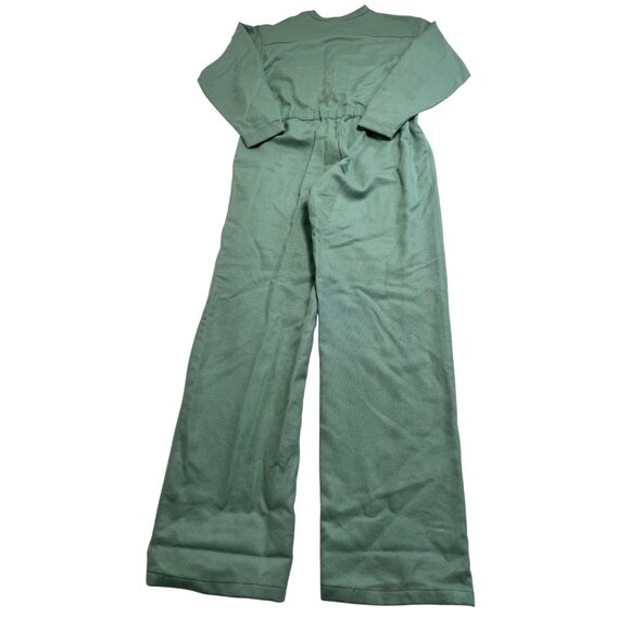 Maria de la Orden Folie Long Sleeve Jumpsuit in Green - Picture 3 of 3